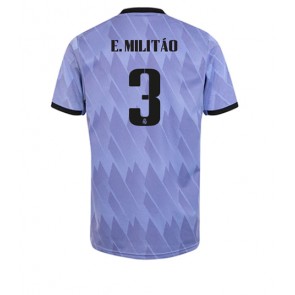 Real Madrid Eder Militao #3 Bortatröja 2022-23 Kortärmad